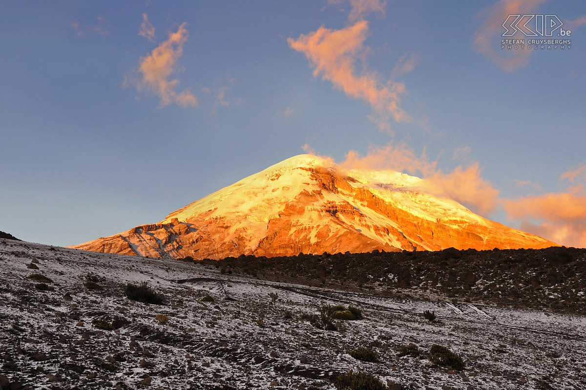 Chimborazo - Sunset Sunset at the Chimborazo, the highest mountain (6384m) of Ecuador. Stefan Cruysberghs